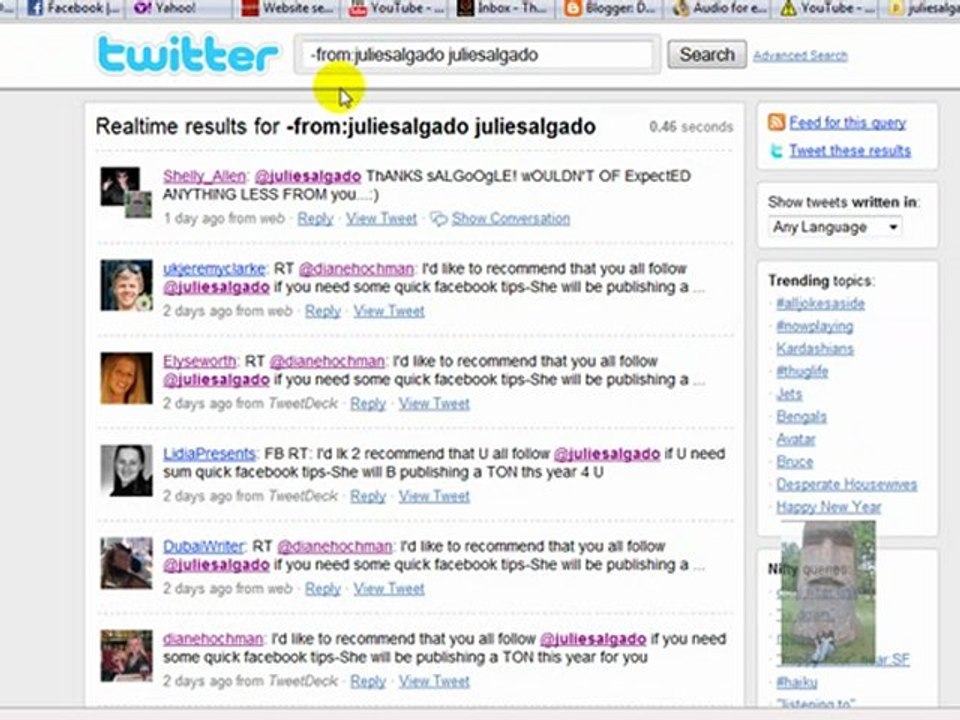 Alerts For TWITter??