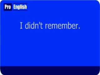 Aprender Ingles - Pasado Simple