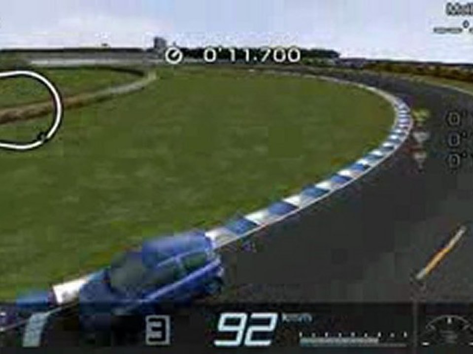 Défi B-1 : Courbe modérée. vue exterieure