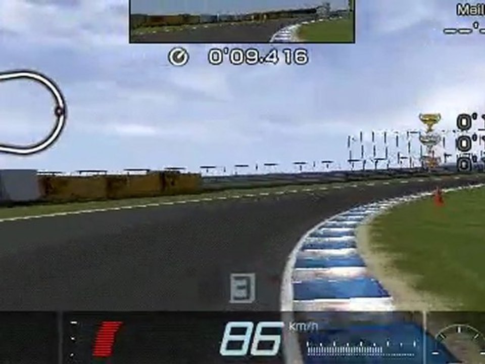 Défi B-1 : Courbe modérée. vue interieure