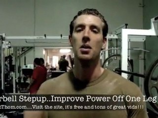 Barbell Stepup Improve Power Off One Foot