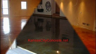 Stained Concrete flooring Kansas City