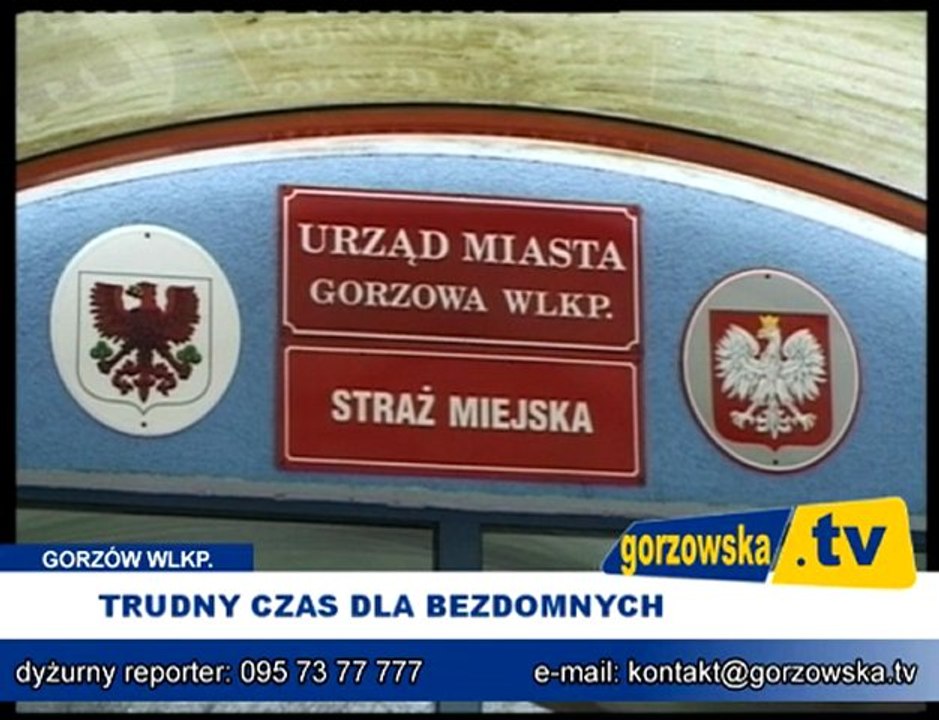 TRUDNY CZAS DLA BEZDOMNYCH