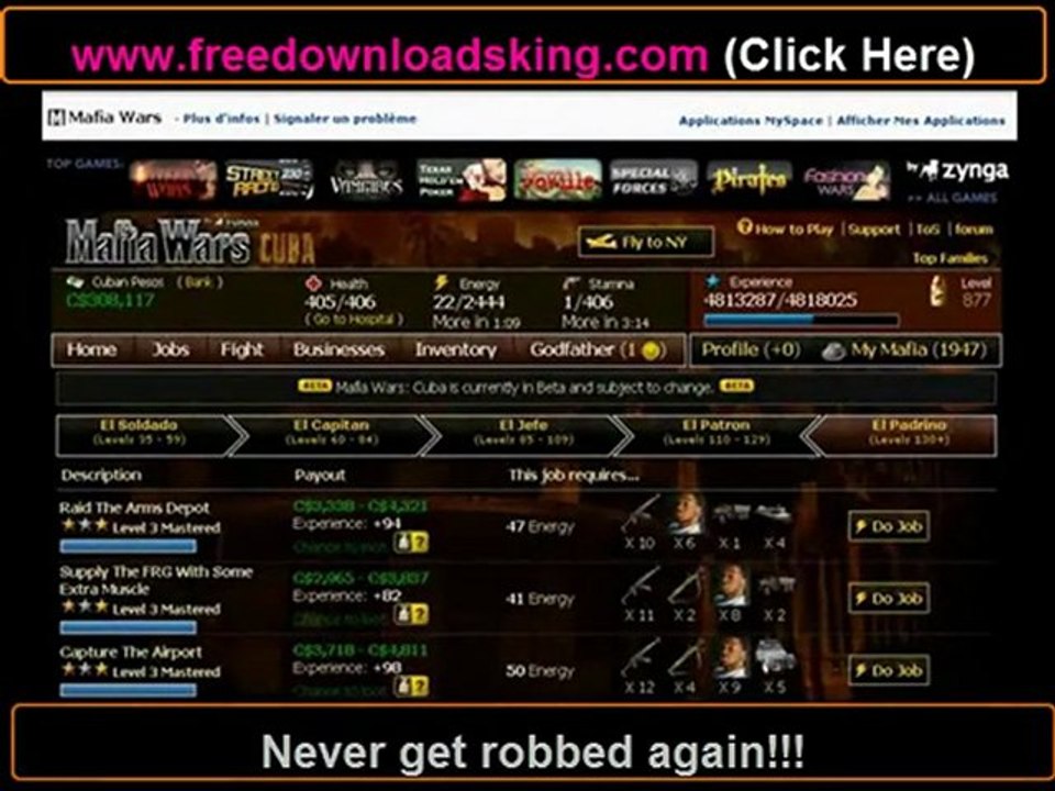 Ultimate Mafia Wars Godfather Account