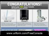 Get an XBox 360, Nintendo Wii or PlayStation 3 for FREE!