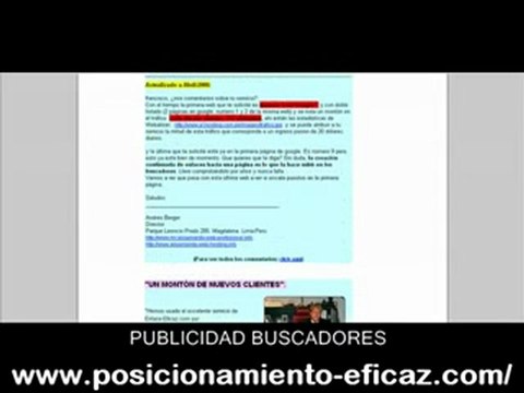 Boost web site traffic with buscadores