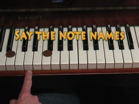Beginner Piano Lessons - Piano Note Names by Andrea Monk