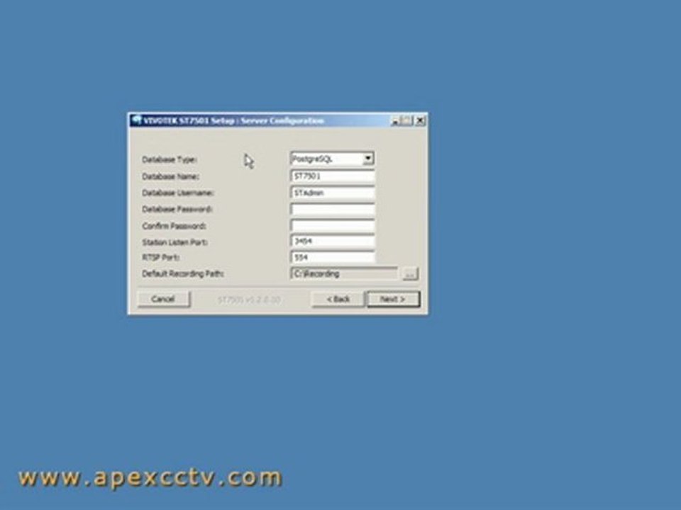 VivoTek ST7501, Part 3 - Install Central Management Software