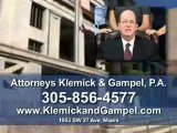Spinal Cord Injury! Miami Lawyer, Attorney, Klemick and Gam