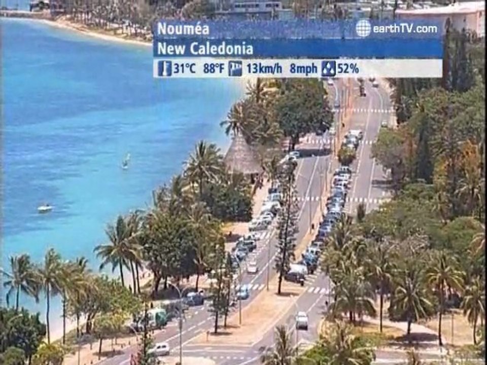 Niagara Falls - Canada, Brussels - Belgium, Los Angeles - USA, Manila - Philippines, Nouméa - New Caledonia, Sydney - Australia, Auckland - New Zealand