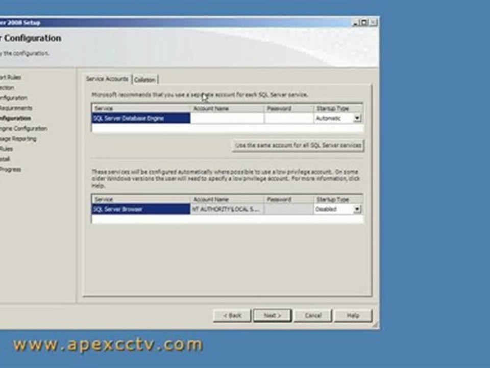 VivoTek ST7501 CMS Tutorial, Part 2 - Installing SQL Server