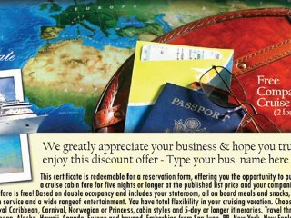 Affordable Cruise Incentive Certificates