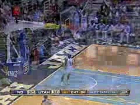 NBA Utah's C.J. Mles steps into the passing lane and then de