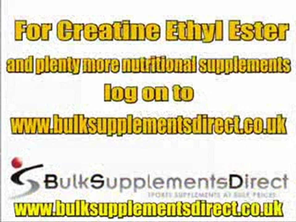 Creatiine Ethyl Ester and Nutritional Supplements