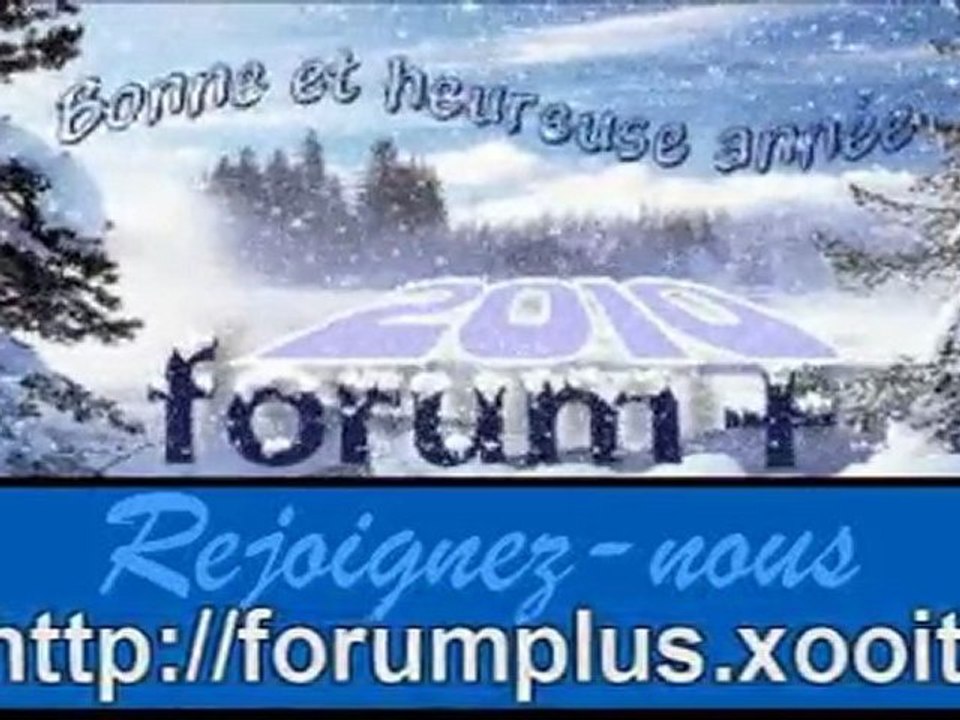Voeux 2010 Forum+