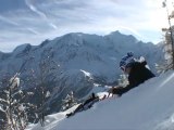 Le Prarion les Houches hors pistes vallée de Chamonix