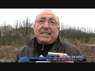 Manifestation contre la décharge du bois de l'hautil