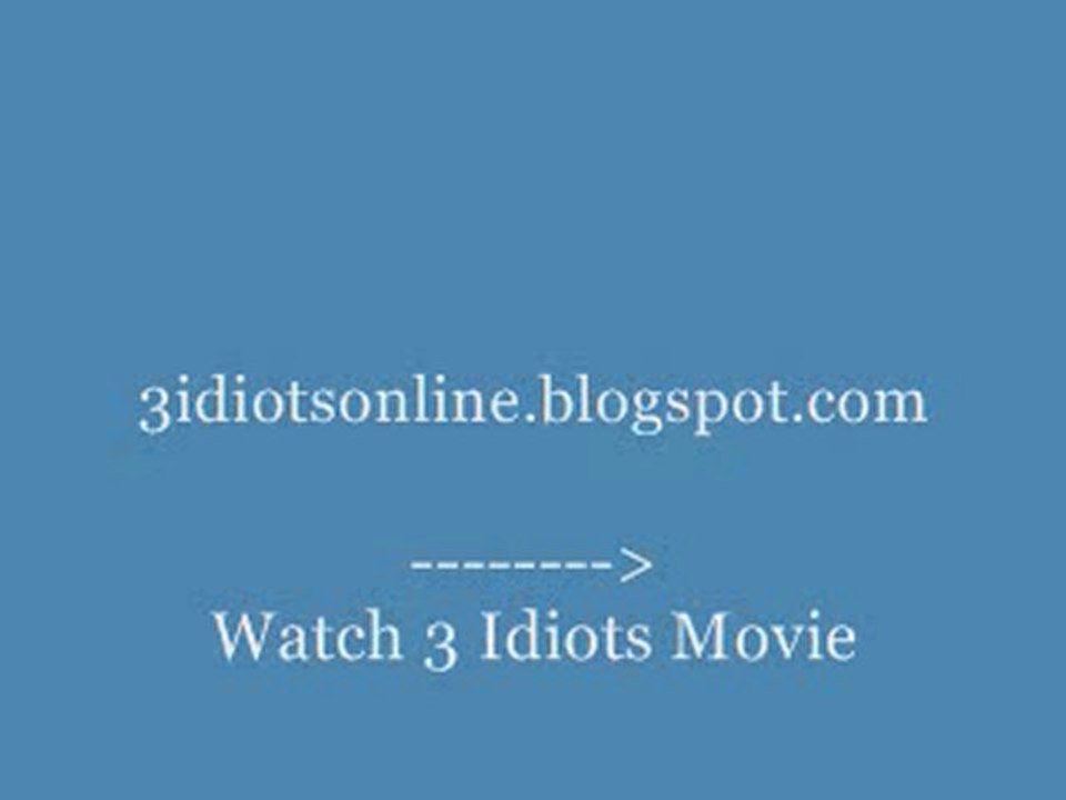 3 Idiots Song