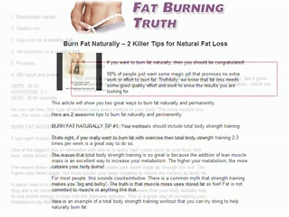 Fat loss
