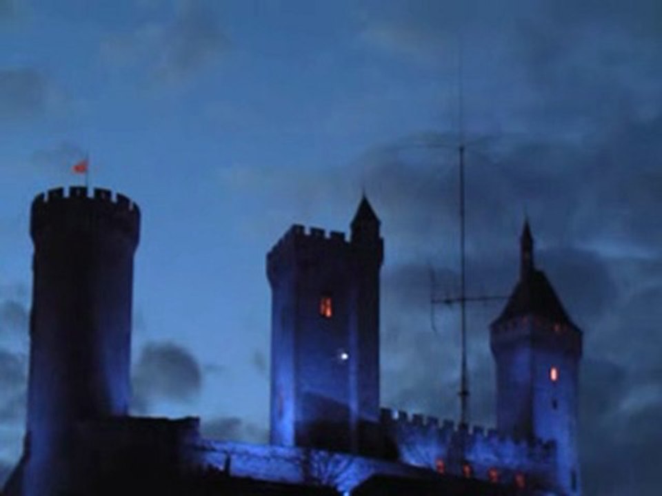 Le Château de Foix en ses couleurs d'hiver