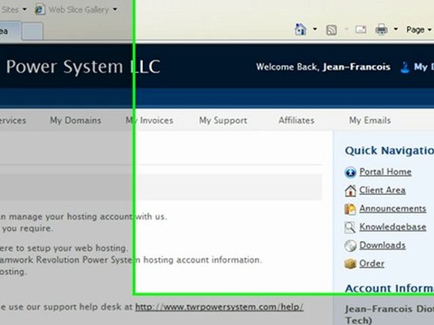 Registering a Hosting Account with TWRPS (Tutorial)