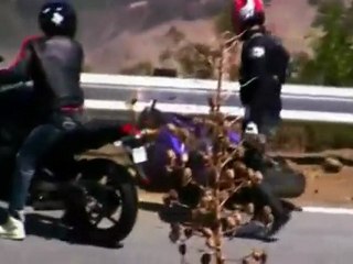 Chutes de motards en Californie