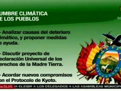 Convoca Evo Morales a cumbre climática de pueblos