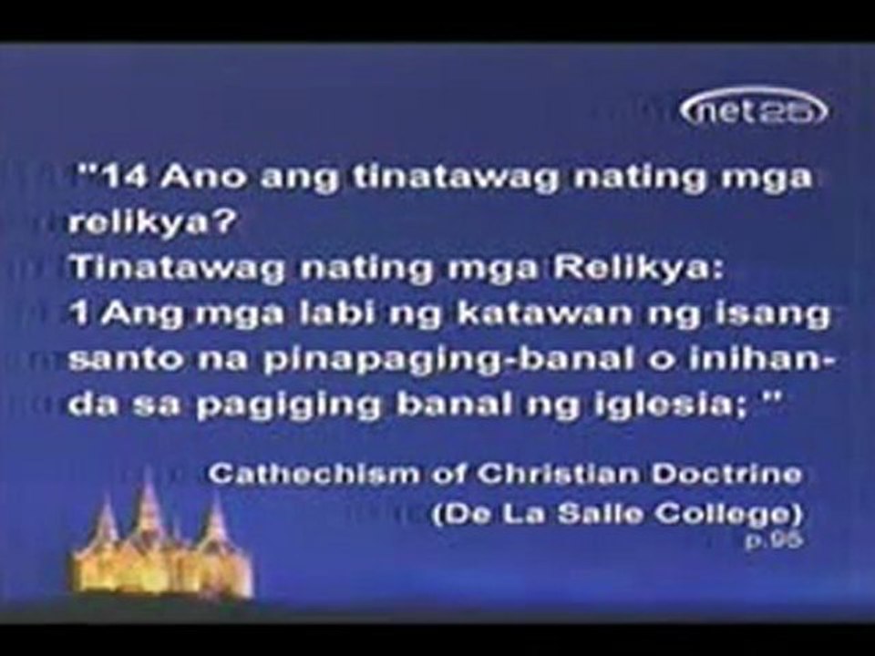 Iglesia ni Cristo:  (3) GEM n "Templo Central"Open Forum.