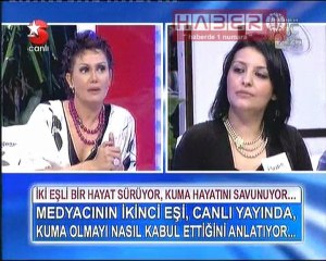 İKİ EŞLİ MEDYA PATRONU SERAP EZGÜ'YE SENDE GEL DEDİ