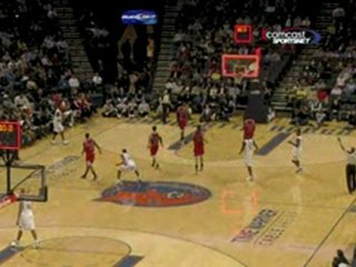 NBA Raymond Felton launches a prayer from beyond half-court