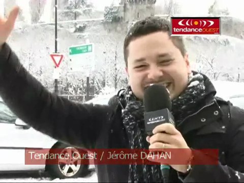 Neige en Normandie et boules de neige