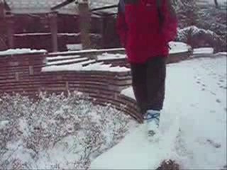 Lyon: Le parc de la tête d'or sous la neige! Magnifique!