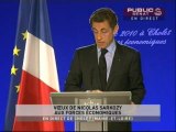 Vœux sous forme d’autopromotion pour Nicolas Sarkozy