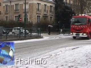 Vincennes : vague de froid 5 janvier 2010