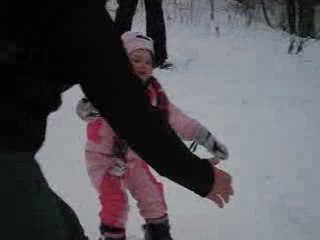 Alix au ski