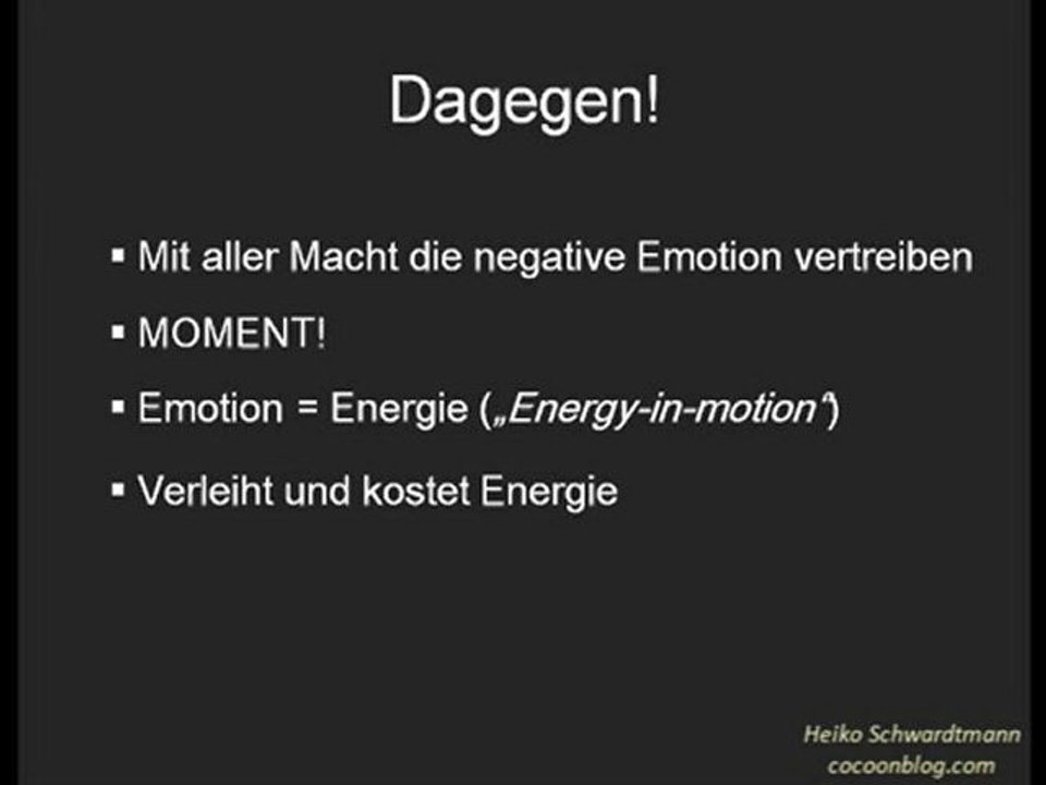 Negative Emotionen einfach loswerden