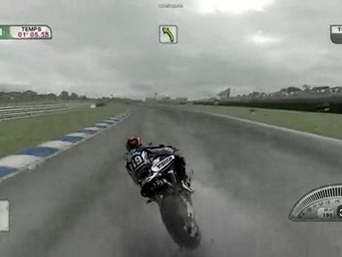 SBK 09 sous la pluie