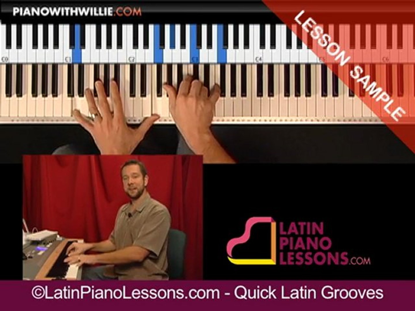 ⁣Quick Latin Grooves - Latin Piano Lessons