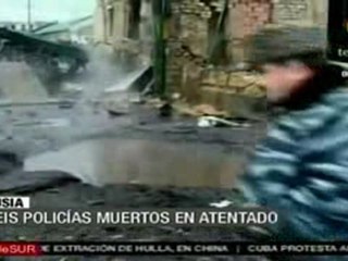 Atentado en Rusia deja 6 policías muertos