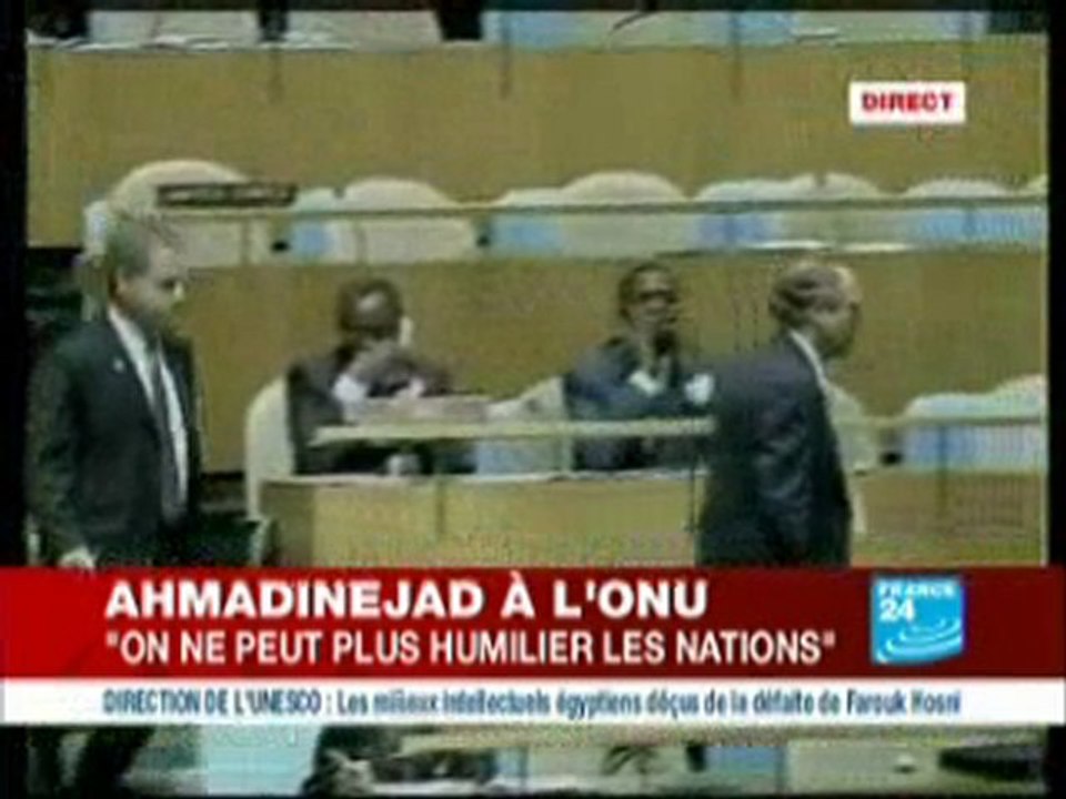 Ahmadinejad à l'ONU   L'intégrale Part 1 2