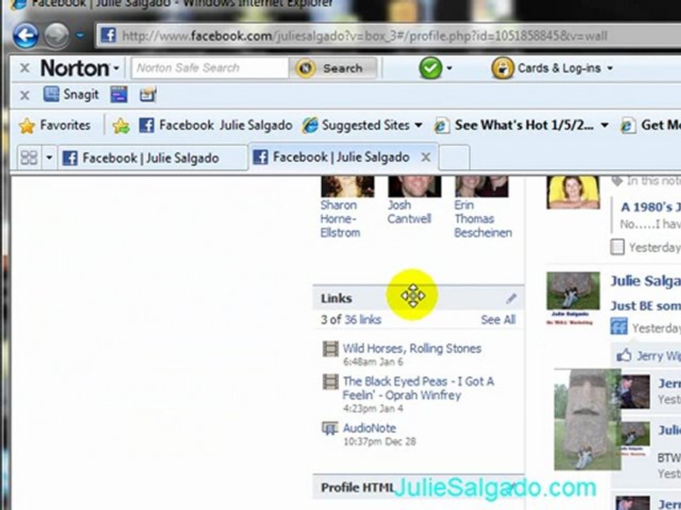 I WANt stUFF on MY Profile!