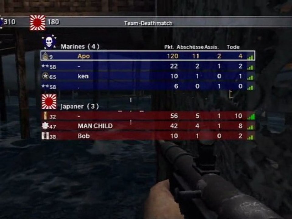 Call of Duty 5  World at War - Wii Online Gameplay Part #2