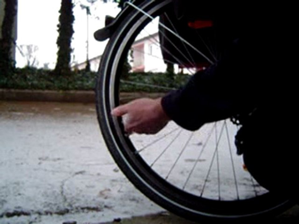 Fuite du pneu de vélo