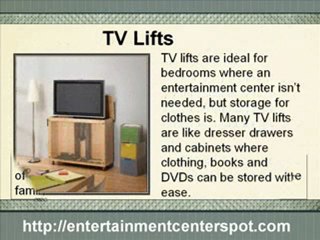 Entertainment center rack