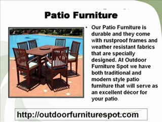 Outdoor Furniture Set