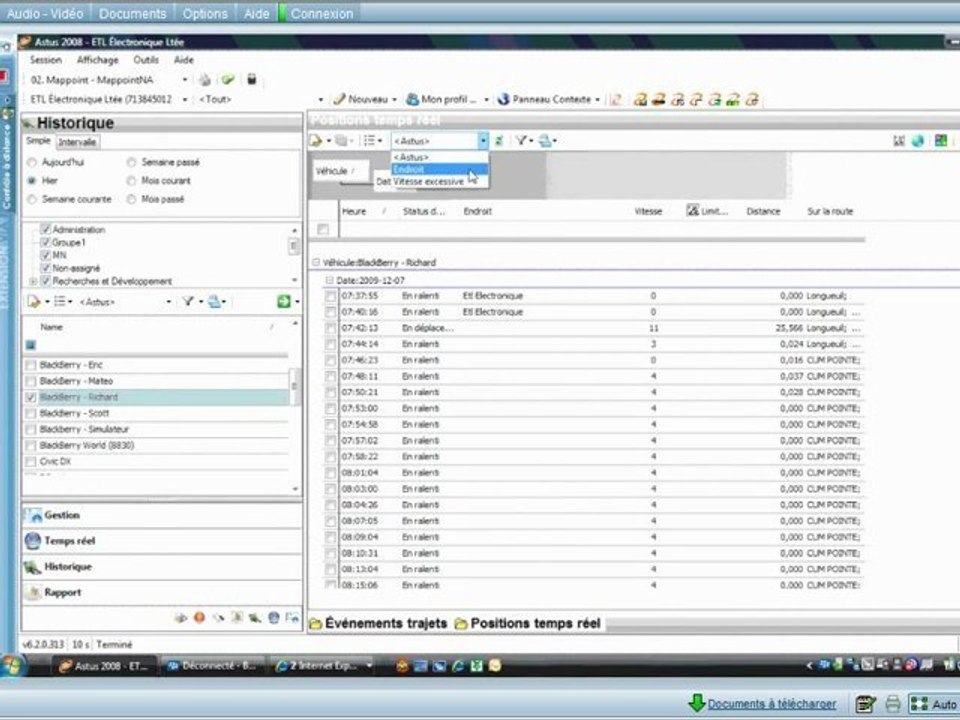 Gestion des ressources mobiles