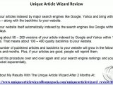 Unique Article Wizard Review - My Results After 2 Months