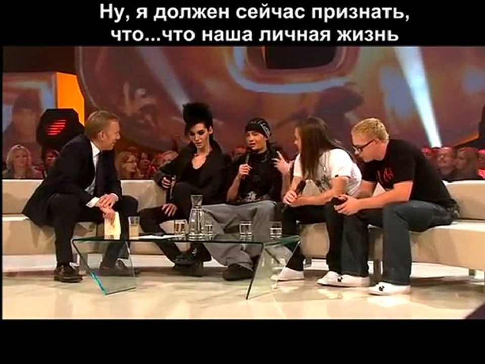 04/12/2009 - JB Kerner - Tokio Hotel - Talk with russub