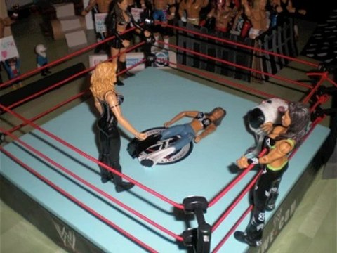 Titre Tag Team Divas: Beth Phoenix & Katie Lea vs Mickie Jam