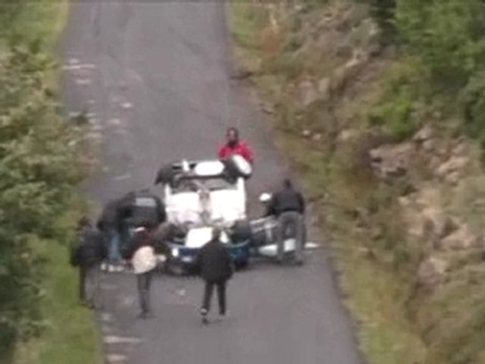 Rallye crash Renault Clio RS